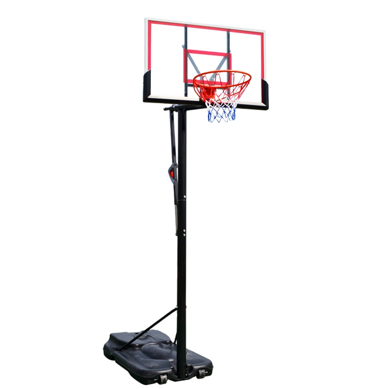 Quick lift adjustment basketball hoop